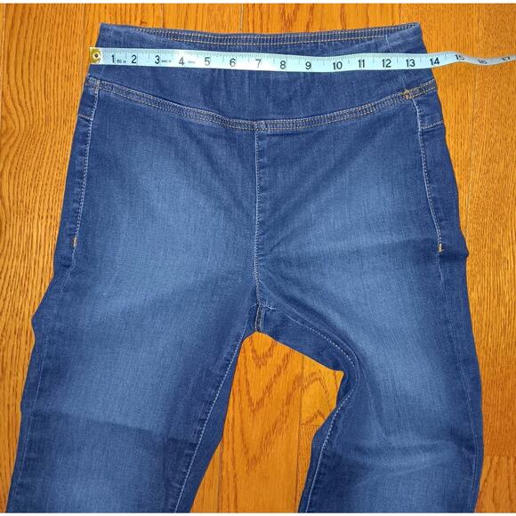 We The Free Lilibet Jeans Blue Stretch Cotton Blend Denim Flared XS - Picture 6 of 11